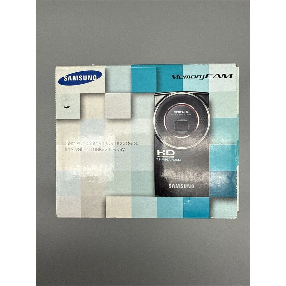 Samsung HMX U20RN HD Camcorder 7.8MP Digital Video Camera Red New